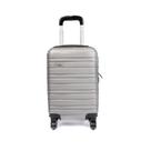 Mala Viagem Yins Pequena ABS 4 Rodas Cadeado Prata
