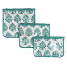 Malas de Viagem Tiny Twinkle - À Prova de Bagunça, Compatíveis com Companhias Aéreas (3 Unidades - Peacock)