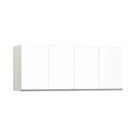 Maleiro Casal 4 Portas Plus 165 Cm Crema Com Branco Mat