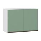 Maleiro Ponte Aérea 2 Portas 97cm Branco C/Verde Maleiro Ponte Aérea 2 Portas 97cm Branco C/Verde