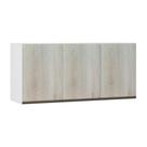 Maleiro Ponte Aérea 3 Portas 145cm Branco C/Legno Crema