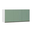 Maleiro Ponte Aérea 3 Portas 145cm Branco C/Verde