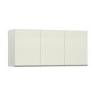 Maleiro Ponte Casal 3 Portas Plus 145 Cm Crema Com Kashmir