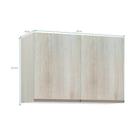 Maleiro Ponte Solteiro Luciane 2 Portas Prime Plus 97 cm
