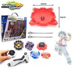 Maleta Beyblade 4 Beyblade Burst com Lançador+ Arena Batalha