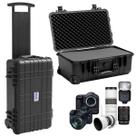 Maleta Case Rigido Anti Impacto Com Rodinhas Para Cameras E Lentes 55cm