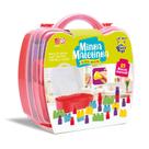 Maleta com blocos de montar macios e didáticos - Divertoys Maleta com blocos de montar macios e didáticos - Divertoys