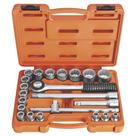 Maleta com Soquetes Estriados e Acessórios 1/2'' Milímetros - 22 Peças Tramontina PRO Maleta com Soquetes Estriados e Acessórios 1/2'' Milímetros - 22 Peças Tramontina PRO