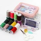 Maleta De Costura Kit Com 43 peças Agulha Linhas Tesoura e +
