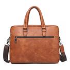 Maleta de couro Jeep Buluo para homens original 38x28x7 cm