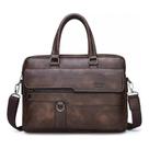 Maleta de couro Jeep Buluo para homens original 38x28x7 cm