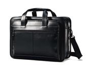 Maleta de Couro Samsonite Expansiva Preta - 17 Polegadas
