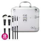 Maleta de Maquiagem Caixa Mala Organizadora Vazia Make Designer Manicure Cabeleireira 4 Bandejas