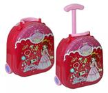 Maleta De Maquiagem E Penteadeira Infantil Beleza Mochila Rodinha
