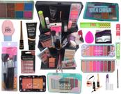 Maleta de maquiagem profissional Rubys Luisance Jasmyne Macrilan completa paleta pincel sombra blush