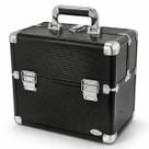 Maleta de Maquiagem Rubys Preta e Prata Fs-1166c