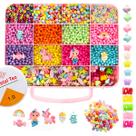 Maleta De Miçangas Para Fazer Pulseiras 5000 Peças Coloridas