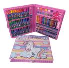 Maleta De Pintura Infantil Colorir Com Desenhos 150 Peças