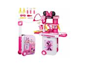 Maleta De Viagem Minnie Médico 3 Em 1 Multikids - Br1296