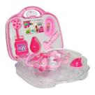 Maleta Doutora Médica Kit com Luz e Som 14 Peças Crianças Dm Toys DMT5583