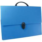 Maleta escolar 38x28x04cm polionda azul - POLIBRAS