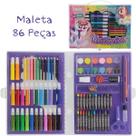 Maleta Escolar de Pintura com 86 Peças - Tema Unicórnio Grupo Magic