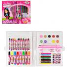 Maleta Escolar Glam Girls Kit Com 51 Peças
