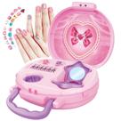 Maleta Fashion Unha Mania Brinquedo Infantil Adesivo Menina Maleta Fashion Unha Mania Brinquedo Infantil Adesivo Menina