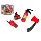 Maleta Kit Bombeirinho Acessório Infantil Didático Brinquedo
