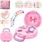 Maleta Kit Para Decorar Unhas Infantil Manicure Divertido - Dm Toys