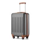 Maleta Kono Pequeña 20" Rígida Spinner Ligera Gris Marrón Maleta Kono Pequeña 20" Rígida Spinner Ligera Gris Marrón