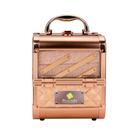 Maleta Maquiagem Joias Alumínio e Acrílico Pelegrin PEL-M1012 Rose Gold Maleta Maquiagem Joias Alumínio e Acrílico Pelegrin PEL-M1012 Rose Gold