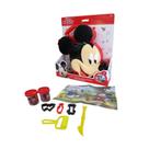 Maleta Mickey 3D Multikids Com Massinha e Acessórios