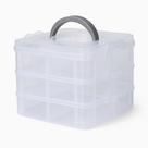 Maleta multiuso 18 divisorias removivel organizador box para medicamentos ferramentas costura pesca lacinhos infantil Maleta multiuso 18 divisorias removivel organizador box para medicamentos ferramentas costura pesca lacinhos infantil