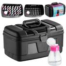 Maleta Organizadora Esmaltes Dompel Preta - Compacta