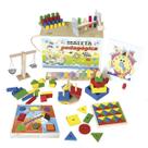 Maleta pedagógica com 10 brinquedos - carlu - 1242 Maleta pedagógica com 10 brinquedos - carlu - 1242