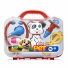 Maleta Pet Kit Veterinário Pakitoys 6 Peças Brinquedo Infantil Educativo Faz de Conta