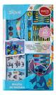 Maleta Pintura +64 Itens Stitch Molin Azul Escolar Colorir -