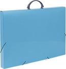Maleta Plastica Com Alca Colors A3 Azul 35X33X50,5Cm