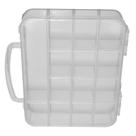 Maleta Plastica Organizadora 14 Divisórias - Transparente