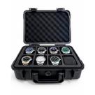 Maleta Porta Relógio Caixa de Transporte Rígida Hard Case Oito Lugares Maleta Porta Relógio Caixa de Transporte Rígida Hard Case Oito Lugares