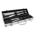 Maleta pra churrasco com 3 peças inox Mimo style