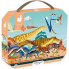 Maleta quebra cabeca panoramico dino 100 pecas janod Maleta quebra cabeca panoramico dino 100 pecas janod