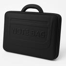 Maleta Rígida Preta Capa Protetora para Notebook Impermeável com Alça Zíper Reforçado Unissex Resistente a Impactos 15.6 Polegadas