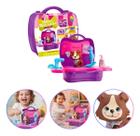 Maletinha Pet Shop Infantil com Duchinha de Água Cachorrinho Divertoys