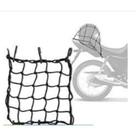 Malha elástica de motocicleta com gancho ajustável preta 40cmx40cm