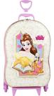 Malinha Mochila Escolar Meninas Princesa Bela 3 Rodinhas G