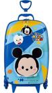 Malinha Mochila Escolar Meninos Mickey Tsum Rodinhas Tripla