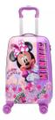 Malinha Ou Mala Escolar Minnie Mouse Flores Rodinhas 360