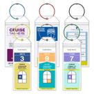 Maloun Kit com 6 Etiquetas de Bagagem Transparentes e à Prova d'Água para Cruzeiro Maloun Kit com 6 Etiquetas de Bagagem Transparentes e à Prova d'Água para Cruzeiro